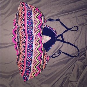 Multi color Bathing suit top